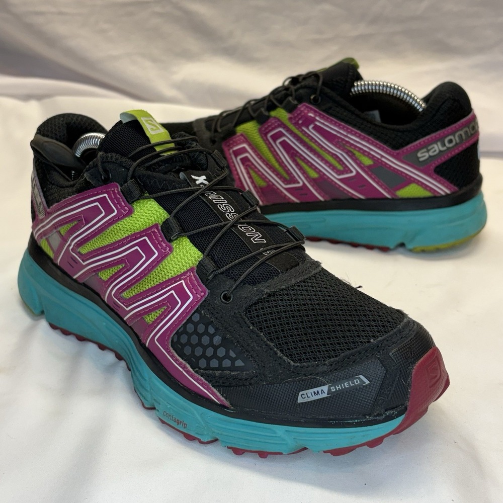 Salomon X Mission 3 Clima Shield SensiFit Trail Running Shoes Size Womens US 7